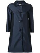 Herno Three-quarters Midi Coat - Blue