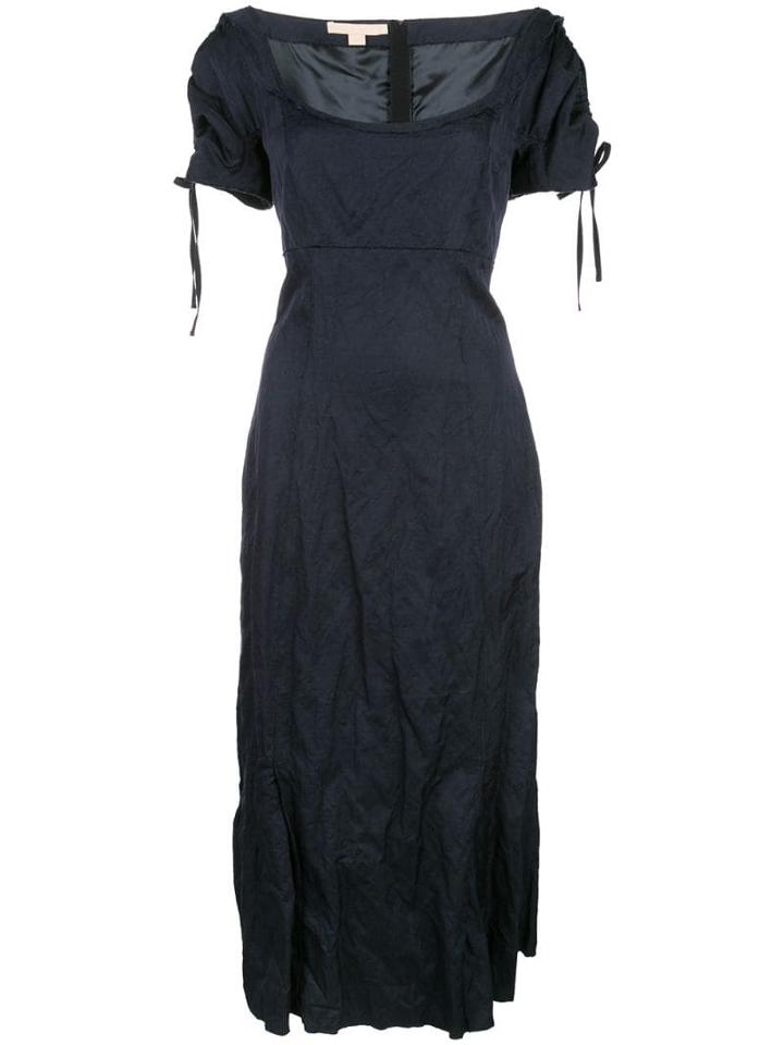 Brock Collection Fitted Midi Dress - Blue