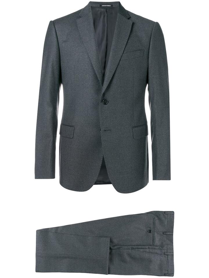 Emporio Armani Two Piece Formal Suit - Grey