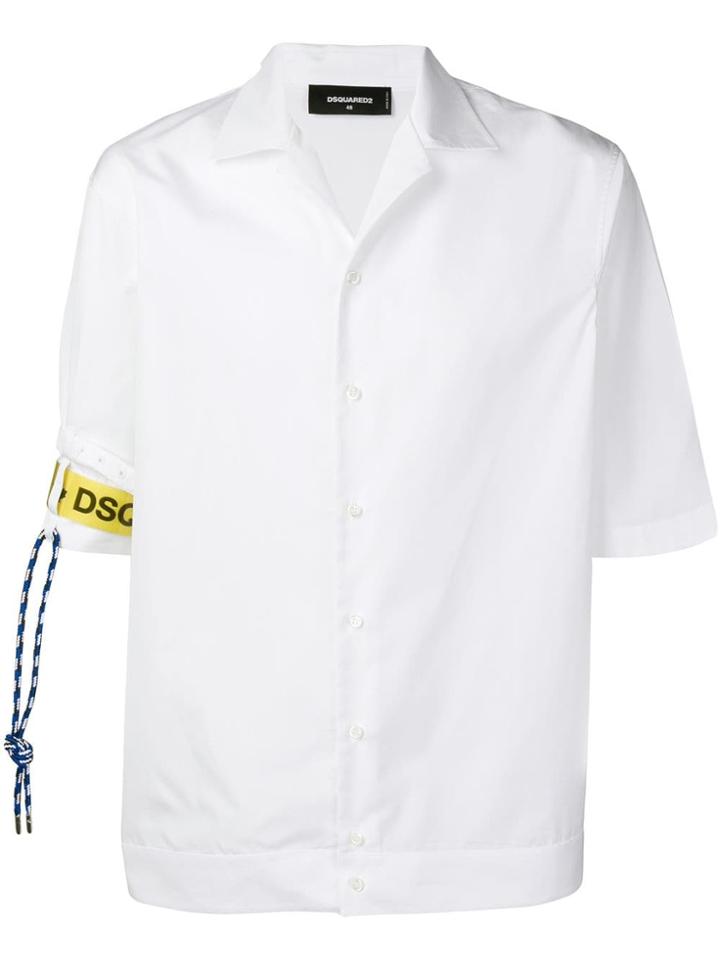 Dsquared2 Logo Sleeve Shirt - White