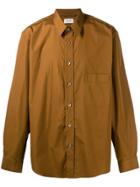 Lemaire Oversized Plain Shirt - Brown