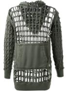 Mihara Yasuhiro Waffle Layered Hoodie