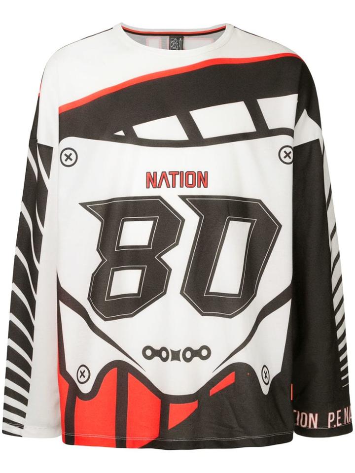 P.e Nation Pace Break Tee - White