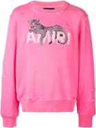 Amiri Tiger Sweatshirt - Pink