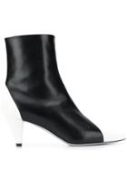 Givenchy Colour Block Ankle Boots - Black