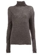Lost & Found Ria Dunn High Neck Jersey - Grey