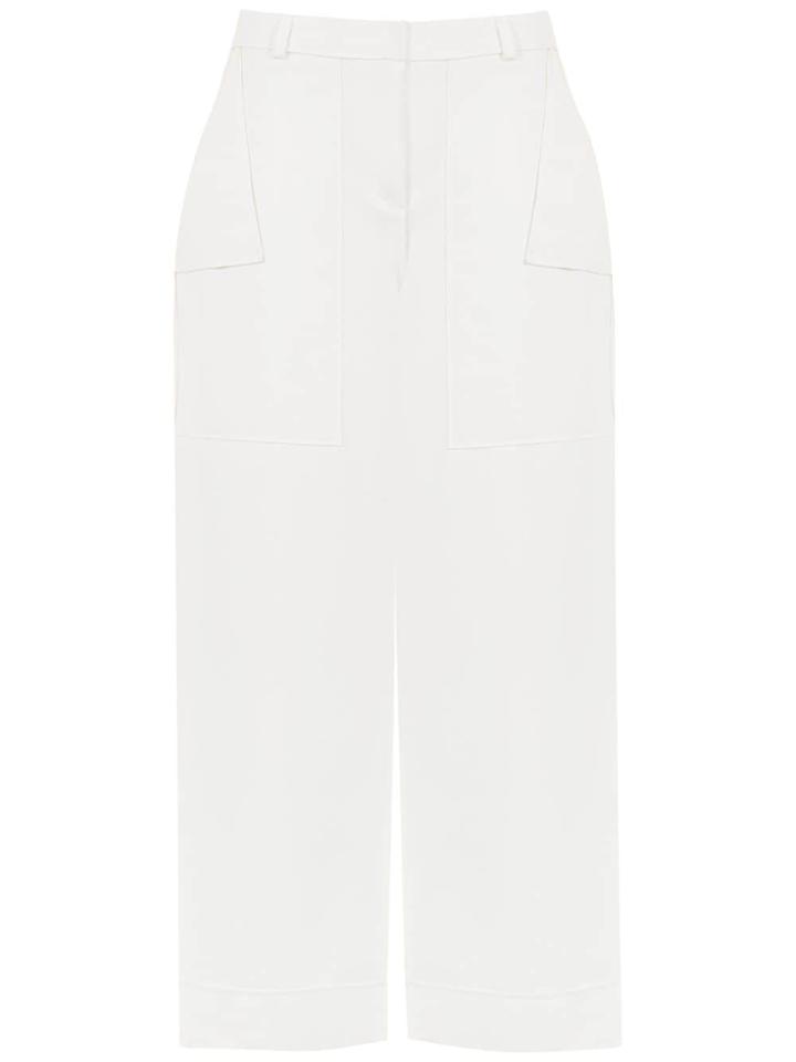 Mara Mac High Waisted Culottes - White