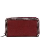 Stella Mccartney Falabella Zip Around Continental Wallet - Red