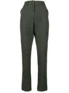 Damir Doma Embroidered Slim-fit Trousers - Green