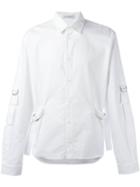 J.w.anderson Strap Detail Shirt, Men's, Size: 52, White, Cotton