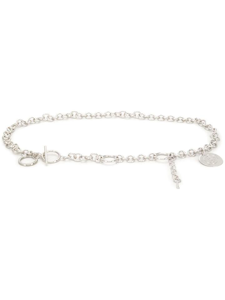 Mm6 Maison Margiela Chain Belt - Silver