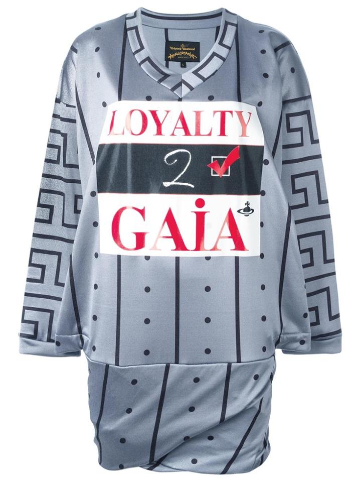 Vivienne Westwood Anglomania 'loyalty 2 Gaia' Dress - Blue