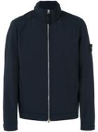 Stone Island - Zipped Jacket - Men - Elastodiene/polyester - Xxl, Blue, Elastodiene/polyester