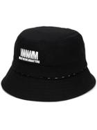 Wwwm Logo Taping Bucket Hat - Black