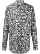 Alexander Mcqueen Leopard Print Shirt, Men's, Size: 38, Black, Cotton