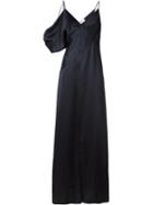 Saint Laurent Asymmetric Camisole Gown
