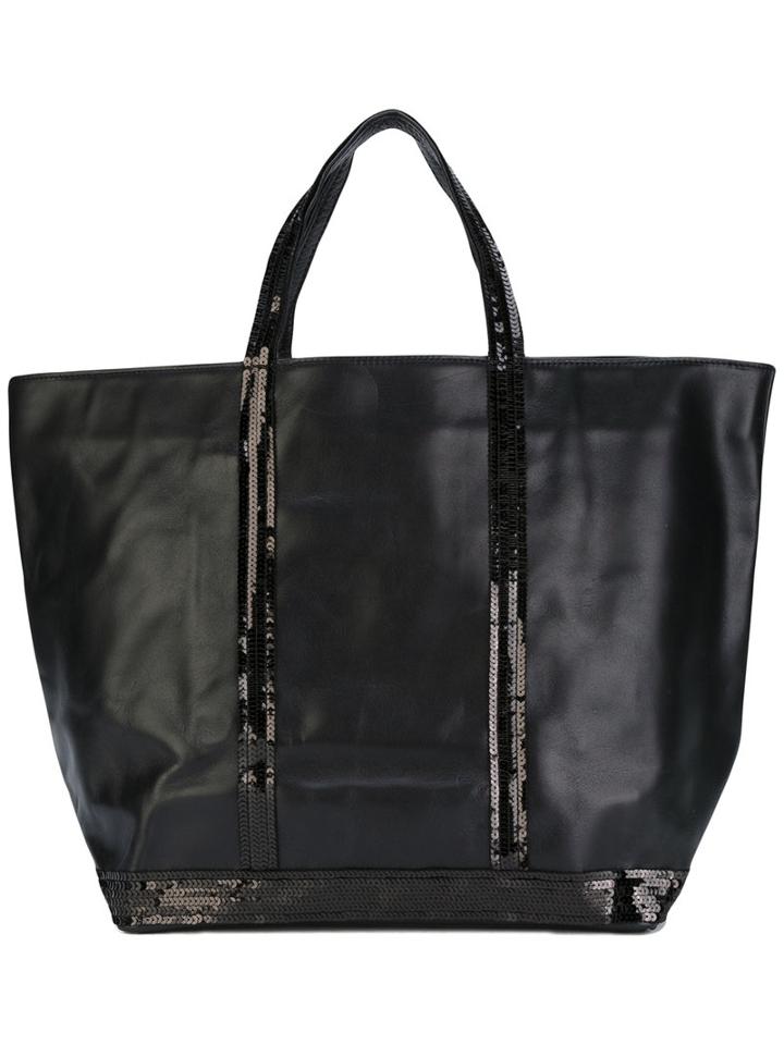 Vanessa Bruno Sequin Embellished Tote, Women's, Black, Leather