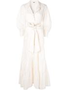 Johanna Ortiz Volume Tiered Maxi Dress - Neutrals