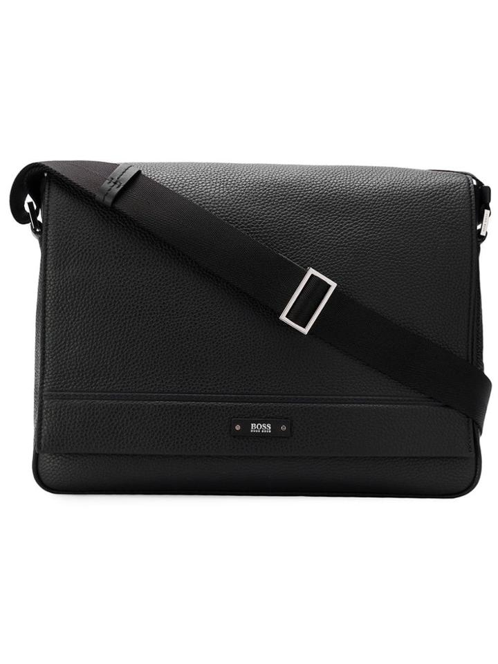 Boss Hugo Boss Soft Grained Messenger Bag - Black