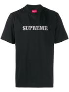 Supreme Floral Logo T-shirt - Black