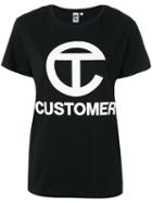 Telfar - Customer T-shirt - Women - Cotton - M, Black, Cotton