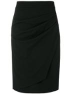 Giorgio Armani Classic Pencil Skirt - Black