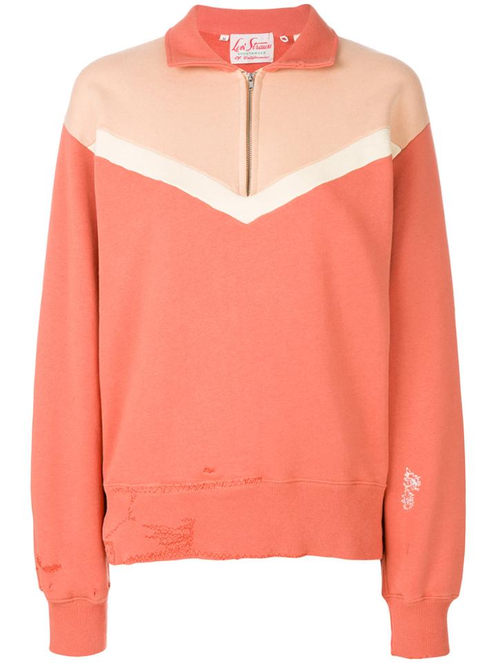 Levi's Vintage Clothing Colour-block Sweatshirt - Yellow & Orange