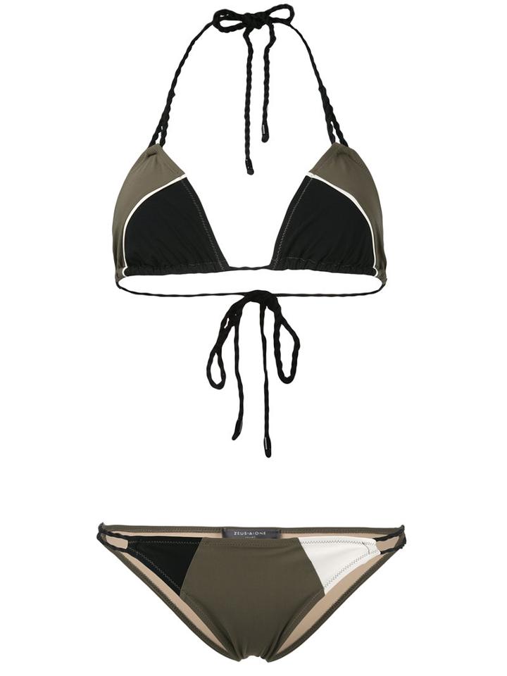 Zeus+dione - Andro Bikini - Women - Polyamide/spandex/elastane - 42, Green, Polyamide/spandex/elastane