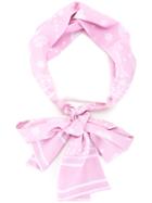 Fleamadonna - Paisley-print Headband - Women - Polyester - S, Women's, Pink/purple, Polyester