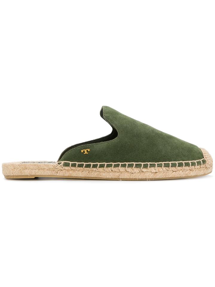 Tory Burch Max Espadrille Slides - Green