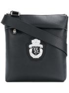 Billionaire Logo Crest Shoulder Bag - Black