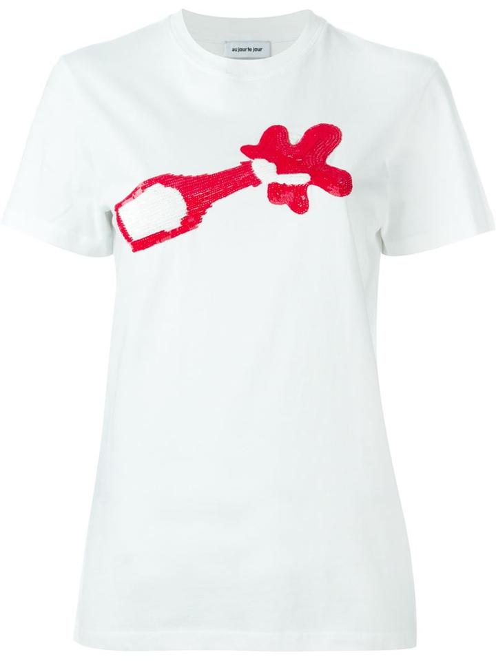 Au Jour Le Jour Sequin T-shirt