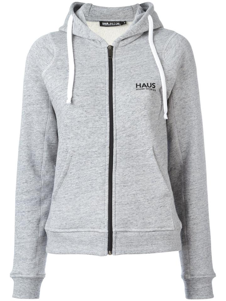 Haus By Ggdb - Classic Zipped Hoodie - Women - Cotton - M, Grey, Cotton