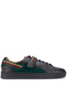 Etro Striped Strap Sneakers - Black