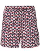 Valentino Logo-print Swim Shorts - Blue