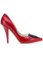 Valentino Valentino Garavani Embellished Pumps - Red