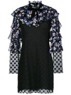 Philosophy Di Lorenzo Serafini Floral Print Ruffled Shift Dress -