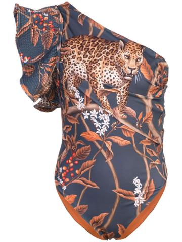 Johanna Ortiz Midnight In Paris Swimsuit - Blue