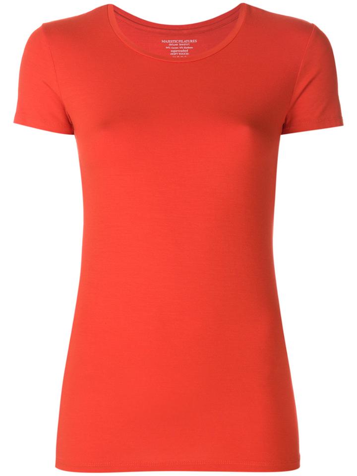 Majestic Filatures Round Neck T-shirt - Red