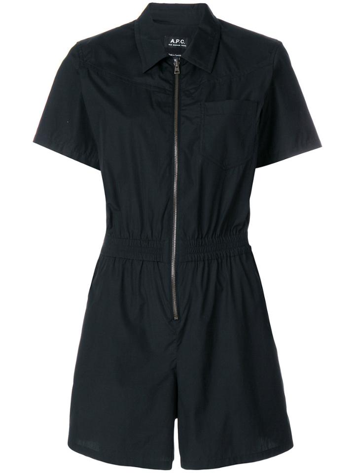 A.p.c. Boiler Playsuit - Black