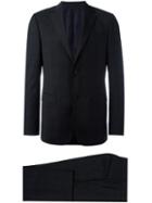 Z Zegna Notched Lapel Suit, Men's, Size: 54, Black, Cupro/wool