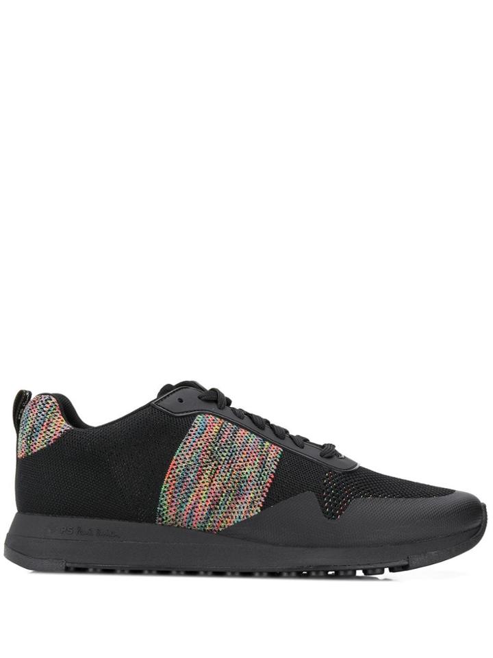 Ps Paul Smith Mesh Panel Sneakers - Black