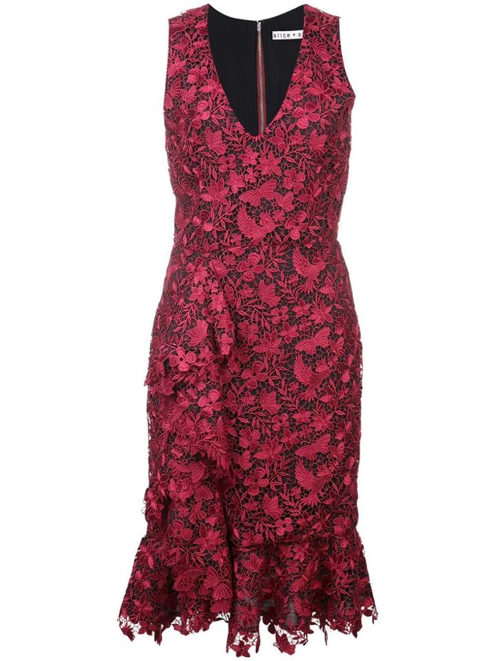 Alice+olivia Katia Dress - Red