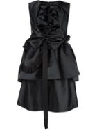 Dice Kayek Bow Detail Dress - Black