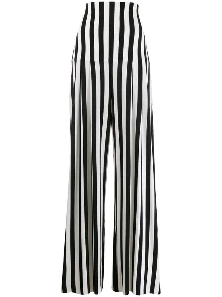 Norma Kamali High-waisted Pleat Trousers - Black