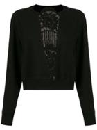 À La Garçonne Panelled Top - Black