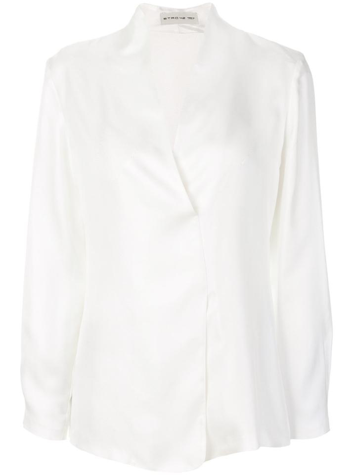 Etro Wrap Blouse - White