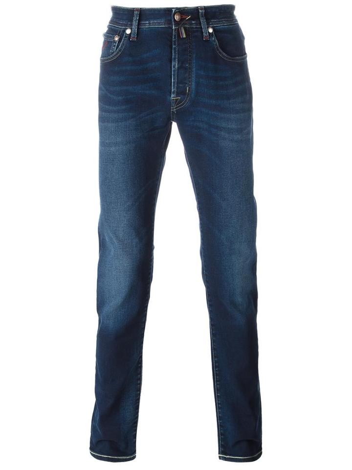 Jacob Cohen 'comfort' Jeans, Men's, Size: 34, Blue, Cotton/polyester/spandex/elastane