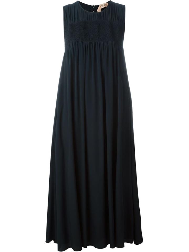No21 Embroidered Detail Pleated Dress
