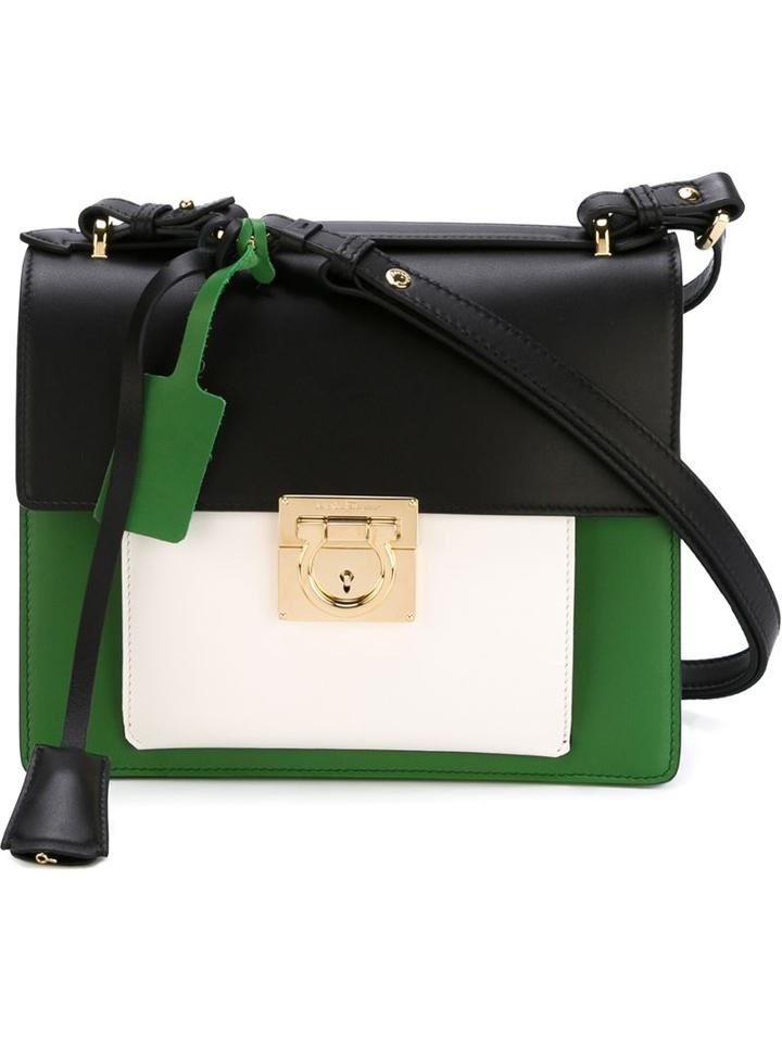 Salvatore Ferragamo Small Gancio Lock Shoulder Bag